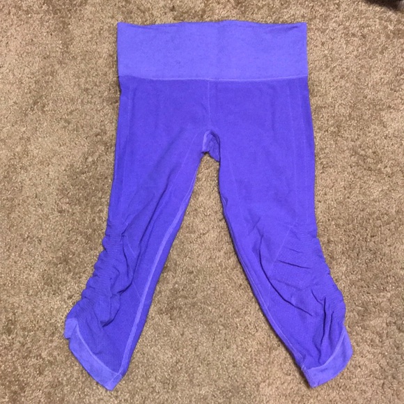 lululemon athletica Pants - LULULEMON Purple bunched Crops